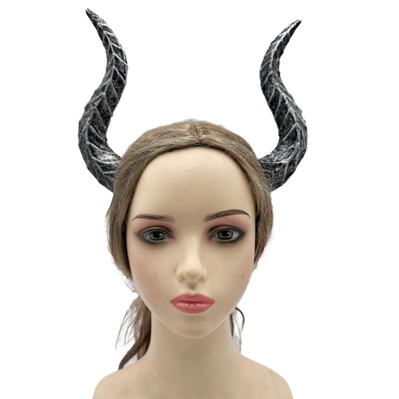 Fashion Devil Horns Headband,Devil Costume for Women Girls,Halloween Fancy Dress Cosplay Hairband