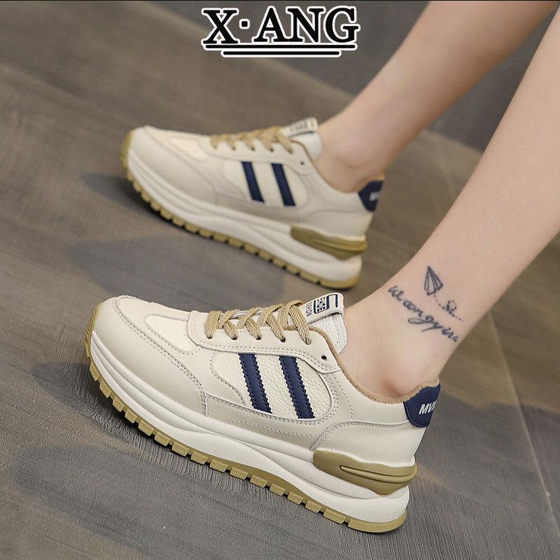 Fleece warm two cotton shoes children's autumn and winter new leather waffle casual sports dad shoes