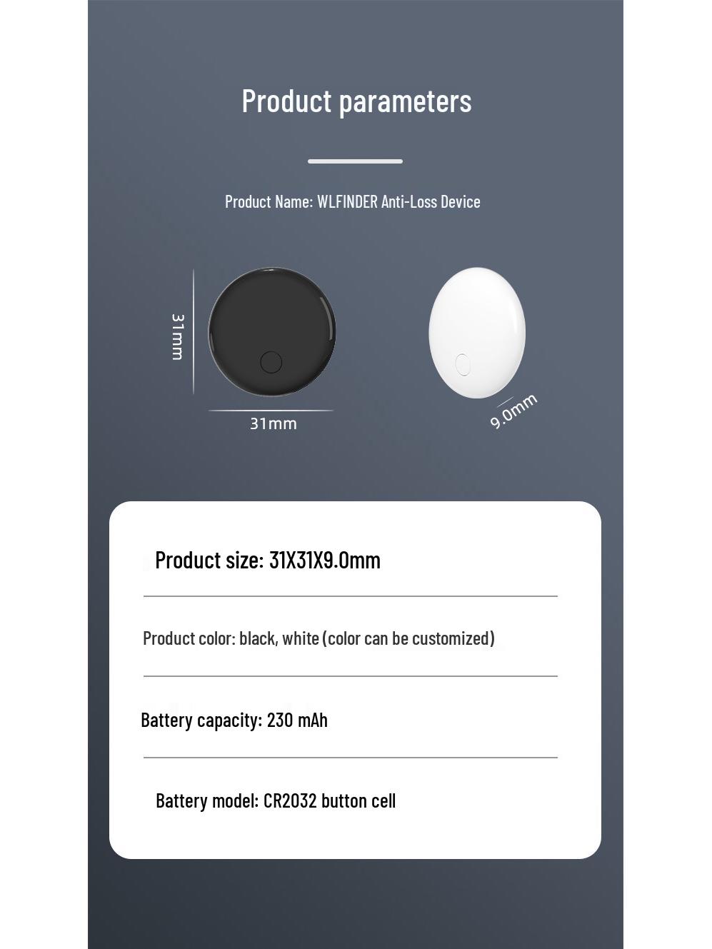 

Кошелек для ключей с меткой AirTag - Предотвращение потери устройства, Трекер для пожилых людей, детей, домашних животных и многого другого с помощью технологии Smart FindMy