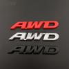 3D V6 AWD Car Metal Alloy Trunk Fender Adhensive Badge Body Tailgate Displaceme Emblem For Highlander V6