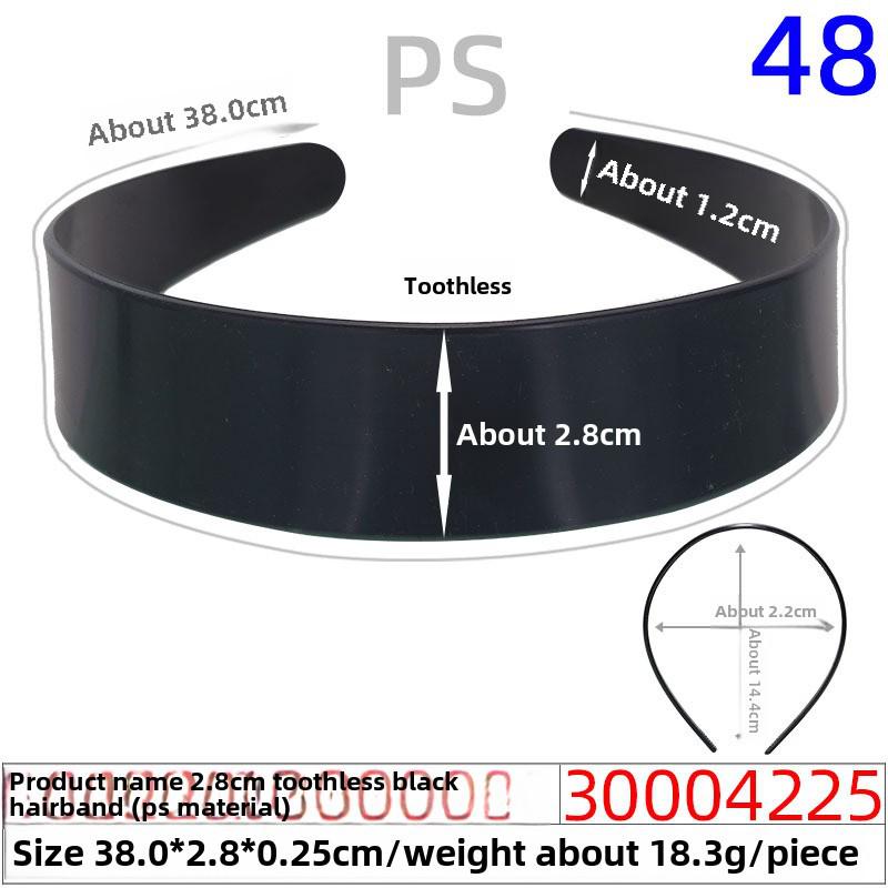 Highly Recommended Handmade Black Twisted Headband for Women - Perfect for DIY and Mother's Day.