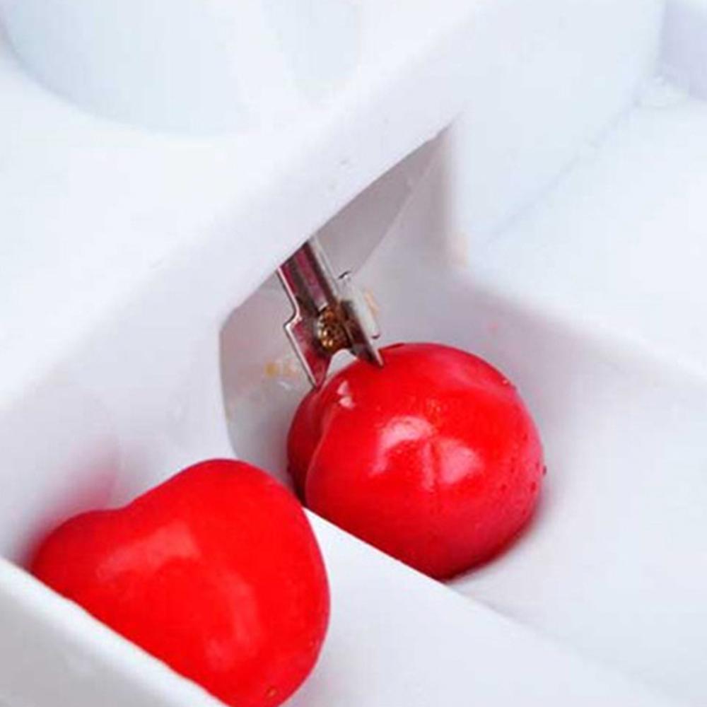 Cherry Olive Pitter Seed Remover Machine Cherry Corer With Container Stone Picker Kitchen Tools