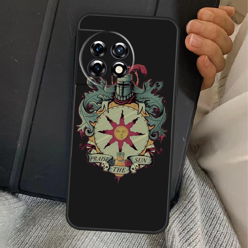 Praise the Sun Dark Souls Case For OnePlus 13R 12R 10R 13T 10T 8T 15 13 12 11 Nord CE 4 3 2 Lite N20 N30 Nord 5 Cover