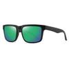 New European and American polarized sunglasses men's and women's outdoor square sports colorful anti-ultraviolet sunglasses