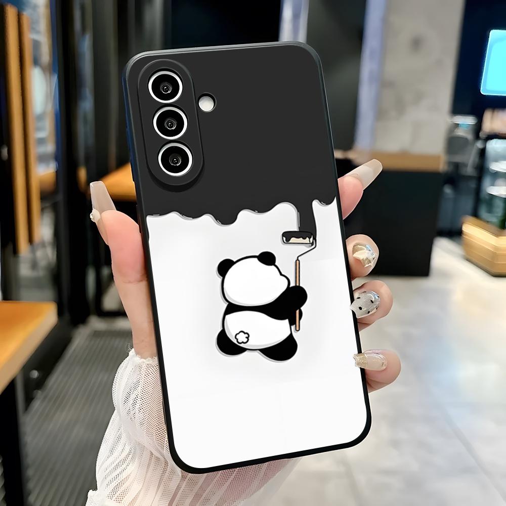 

Funny P-Panda Phone Case For Samsung A25 A13 A33 5G A54 A36 A35 A56 A52 A14 Shockproof Soft Cover Samsung A55