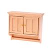 1/12 Dollhouse Miniature Wall Cabinet Closet Shelves Model Doll Home Cabinets Furniture Decor Toy Dolls House Accessories