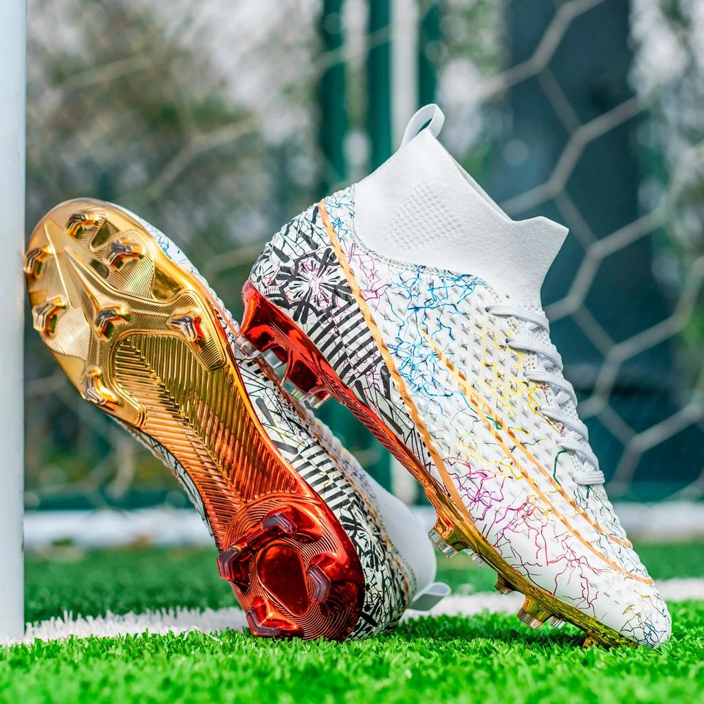 Men Football Shoes Society Football Boots Cleats Casual Professional Outdoor Sport Students Grass Workout Unisex Boy Football Boots