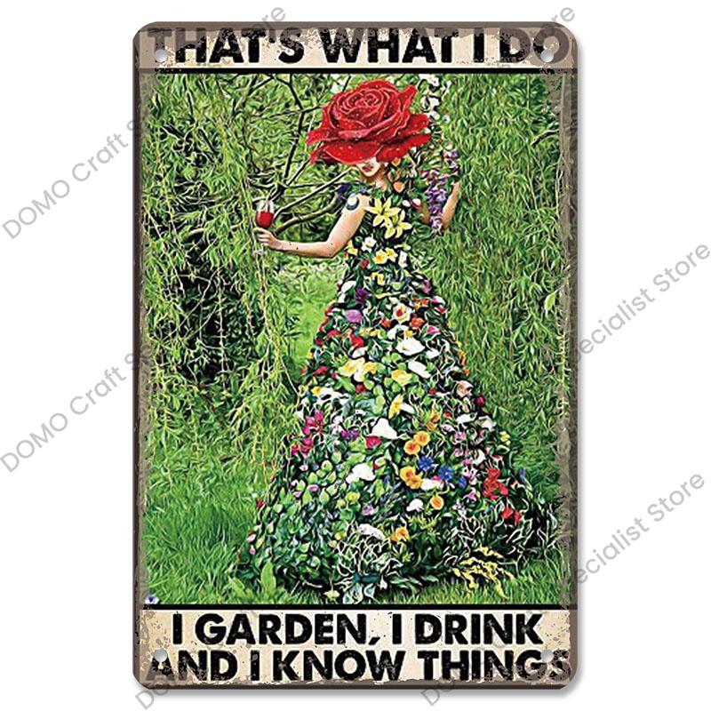 Gartenplaketten, Vintage-Metallblechschilder, Katze, Hund, Sonnenblumen, Mädchen, Metallplatte, Blumenladen, Herrenhaus, Wohnzimmer-Wanddekoration