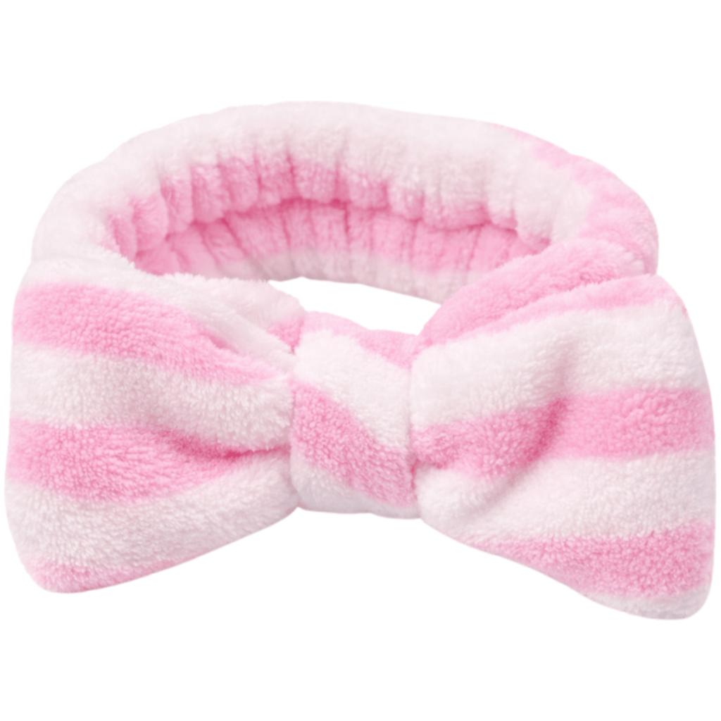 ECARLA Pink Bow Cosmetic Headband, 1 Pc