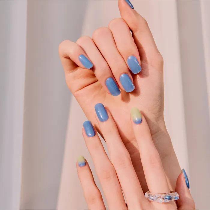 Blue Hawaii Gel Nails