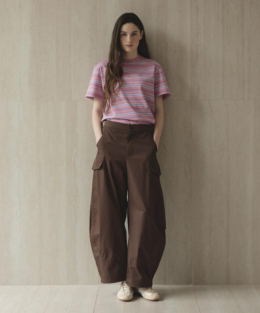 Seutyudioaenpaleukeu Cargo Cutline Pants_Brown
