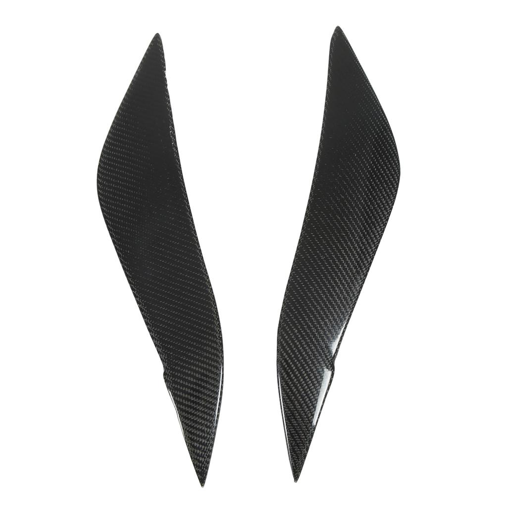 Scheinwerferbraue Auto Augenlid Glänzend Schwarz Kohlefaser Ersatz für Corolla 2008‑2011