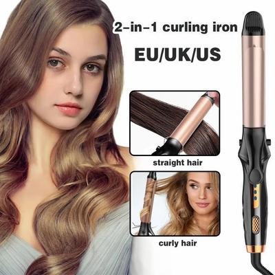 2 In 1 Automatic Hair Curler Auto Rotating Ceramic Hair Roller Professional Curling Iron Curling Wand Hair Waver