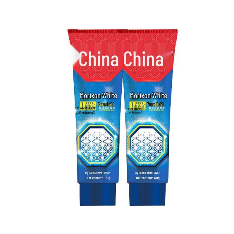 Zhonghua Golden Rapid White Ice Crystal Double Mint Toothpaste