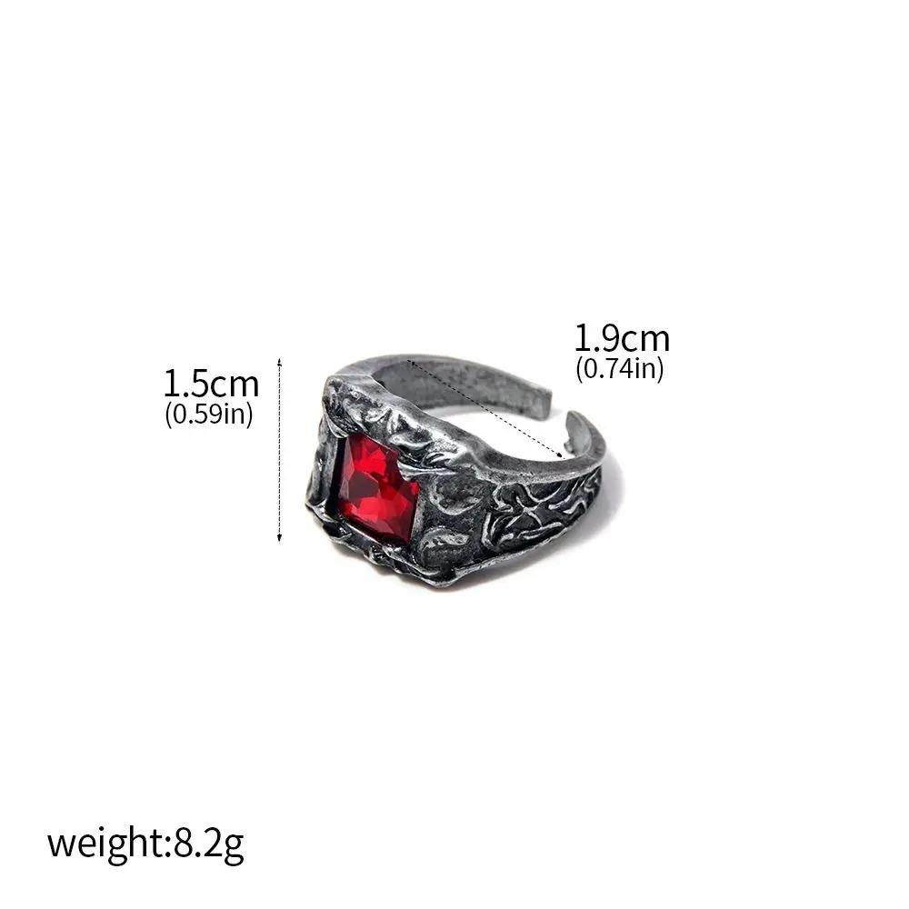 Dark Souls Series Adjustable Rings for Men Havel's Demon's Scar Chloranthy Badge Cosplay Jewelry Game Fans Accessories