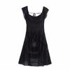 Jnleaog Spring New Arrival Women's Clothing Fashion Style French Fashion Two Colors Asymmetrical Ruffles Sleeveless Dress