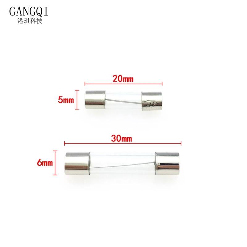 20PCS 5*20mm Fast Blow Glass Tube Fuses 5x20mm 250V 0.1 0.2 0.5 1 2 3 4 5 6 8 10 13 15 20 A AMP Fuse Fuses4