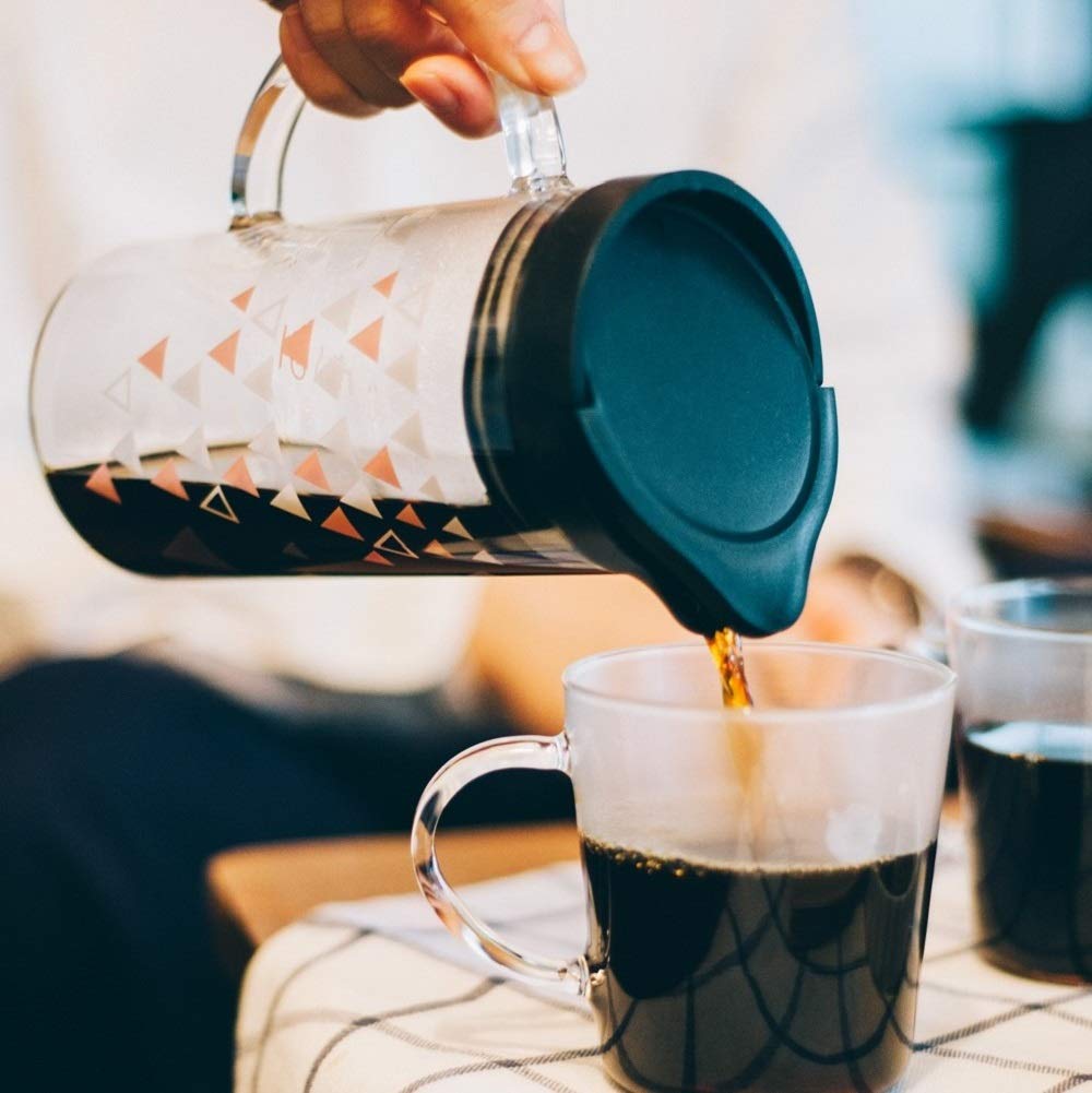 Hario V60 Dripper Thermo Color Server & Set, Clear, 1-4 Cups, VDSS-3012-B