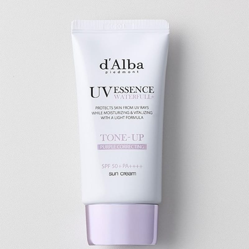 [Dalba] Waterfull Purple Tone-up Sun Cream 50ml (Vegan)