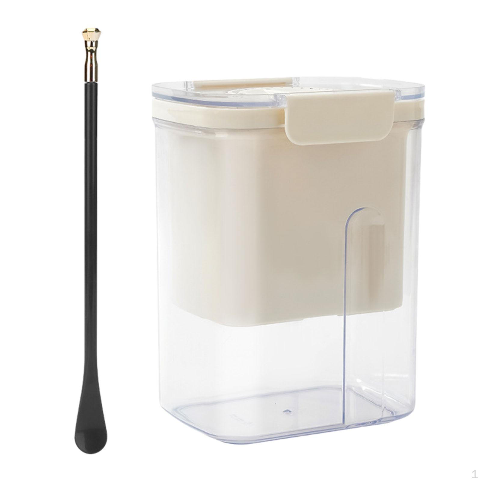 

Грецький йогуртниця Сито для сиру Кухонне приладдя Багаторазовий Зроби сам Побутовий Контейнер для горіхового молока Сироватка strainer black spoon