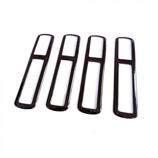 ABS Black Seat Air Vent Outlet Cover Trim For 2024-2025 Toyota Grand Highlander