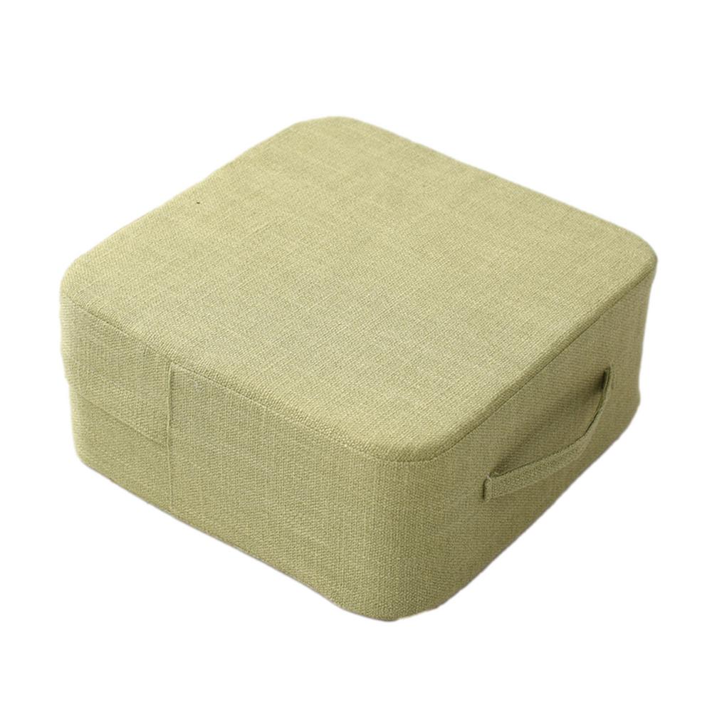 Thickened Japanese Tatami Removable Cotton Linen Cushions Multi-coloured Fashionable Highly Elastic Washable Cotton Linen Set