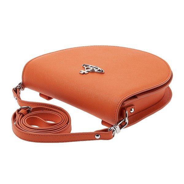 Vivienne WeStwood Vivienne WeStwood Women S Saffiano Saddle croSS Bag 43030097 L001n F401