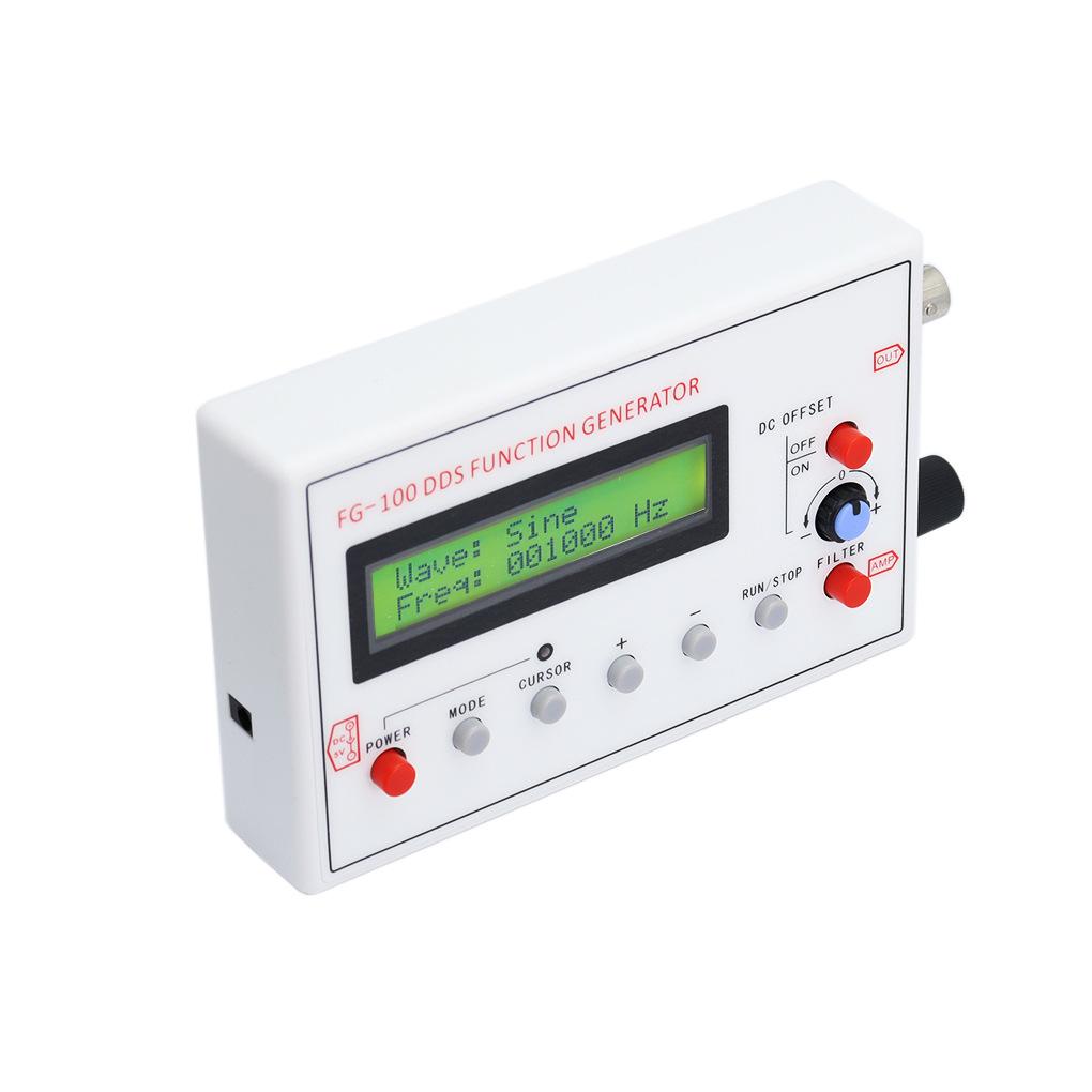 FG-100 FG-200 DDS Function Signal Generator Frequency Counter 0.01Hz - 500KHz Signal Source Module Sine+Square+Sawtooth Waveform