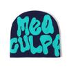 Unisex 100% Acrylic Autumn Winter Custom Jacquard Logo Knitted Beanie Hat Hip Hop Style One Size Fits All