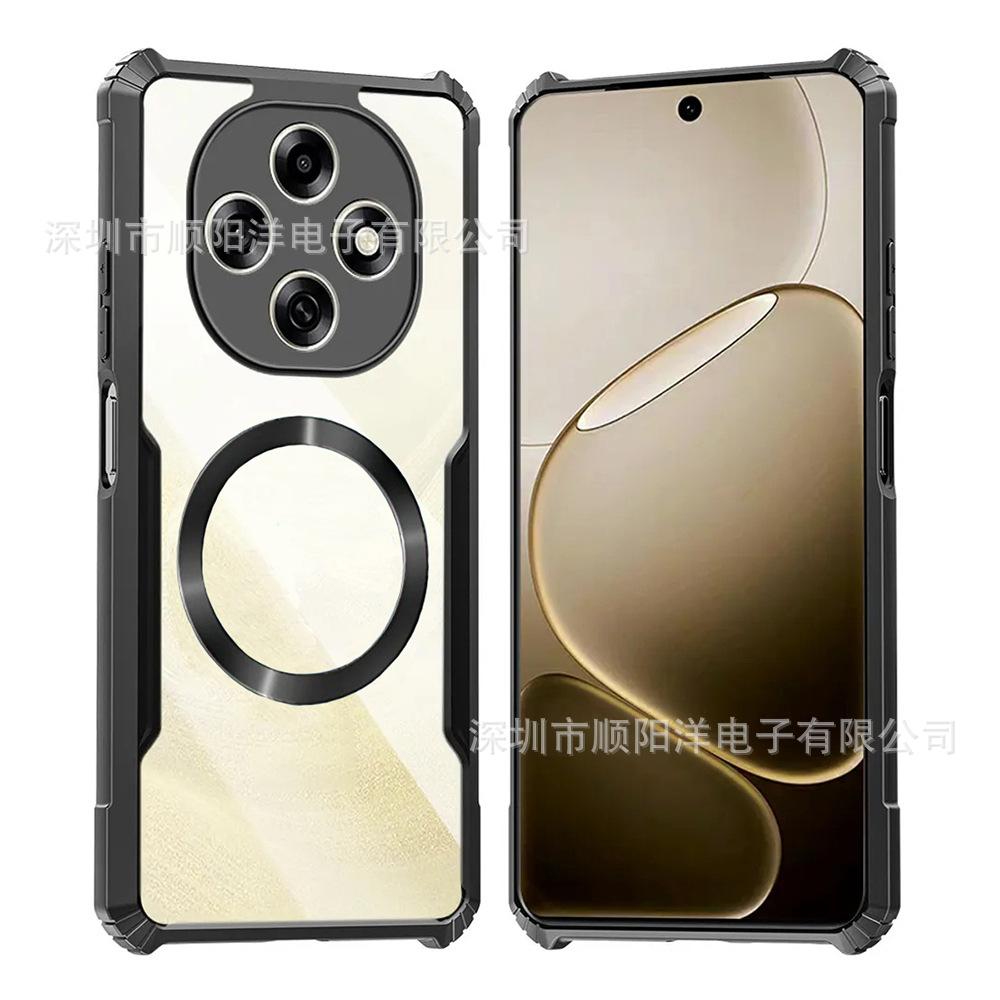 Magnetic Case Suitable for OPPO F31 F29 F27 PRO PLUS Mobile Phone Case, Acrylic High-transparency Protective Case