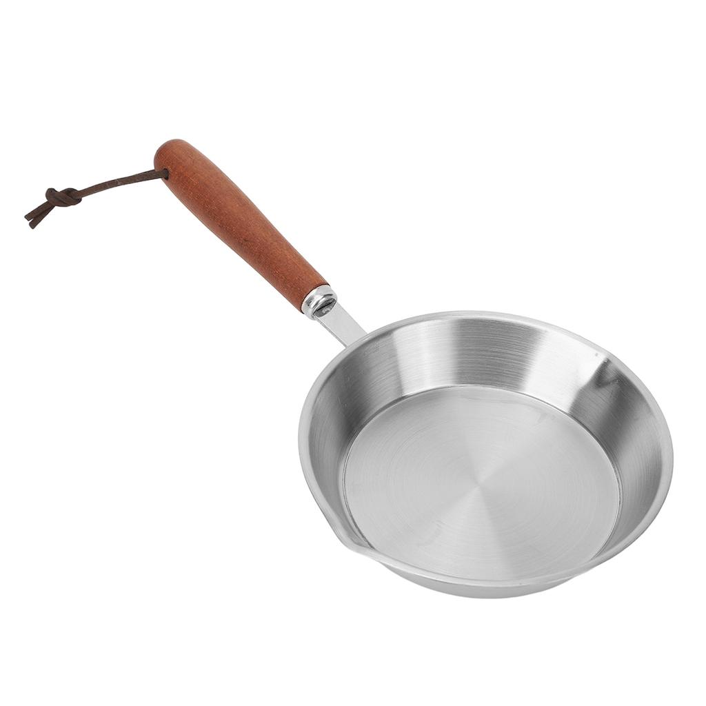 Frying Pan Stainless Steel Frying Pan Non Stick Egg Pan Fry Pan for Household Restaurant Induction Cooker Induction Cooker Pan