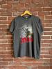 Vintage 1983 80s Dio Euro Tour Heavy Metal Band Tshirt XL Washed Black Unisex T-Shirt