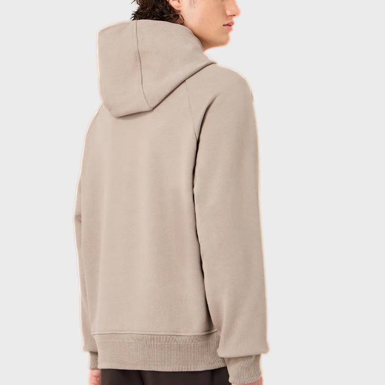 Emporio Armani logo-embroidered cotton hoodie 6R1ME9-1JWPZ-06F5