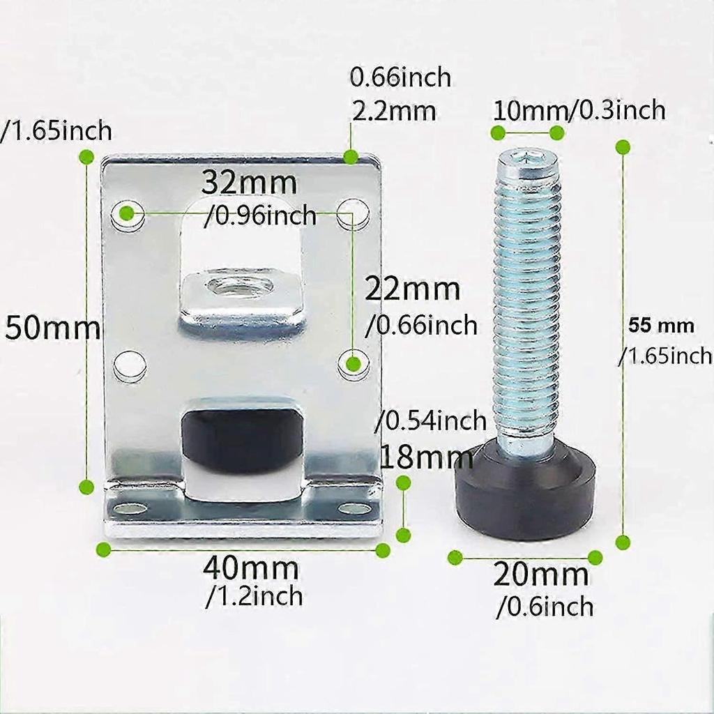 4pcs Adjustable Furniture Levelers for Cabinets,Heavy Duty Leveling Feet,Heavy Duty Furniture Levelers