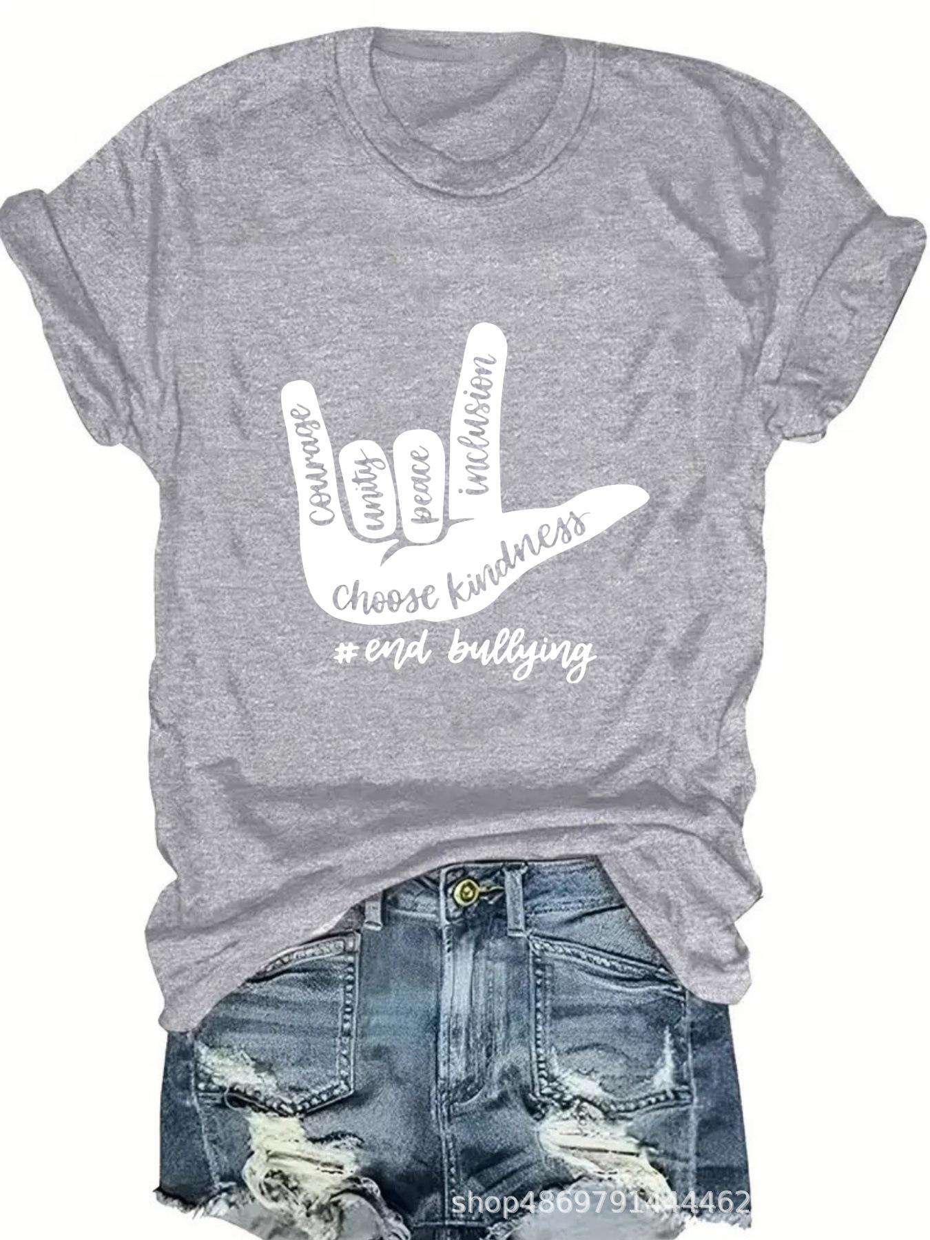 

International Women s Fashion Round Neck T-Shirt Extra Large светло-серый