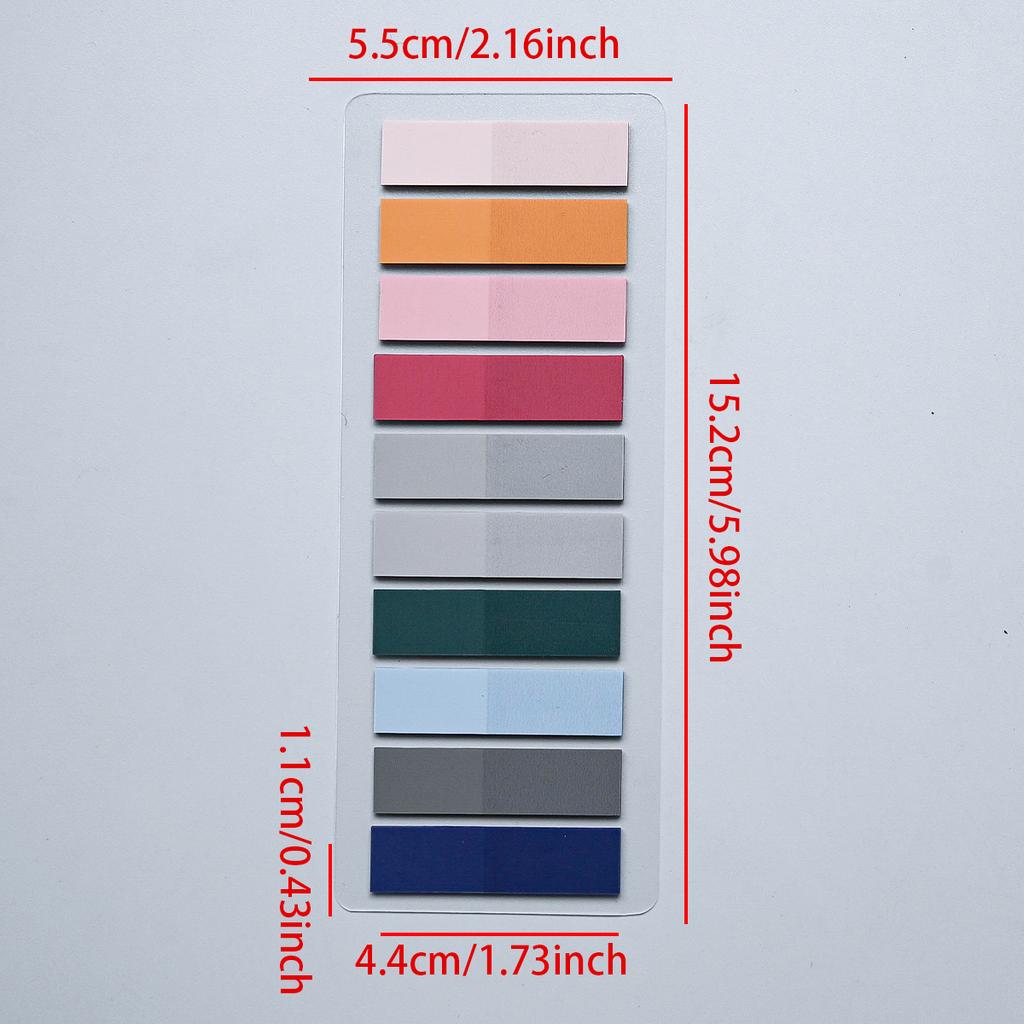 200-4200Pcs Transparent Colorful Index Creative Memo Pads Office School Stationery Self-Adhesive Stickers Sticky Note Pads