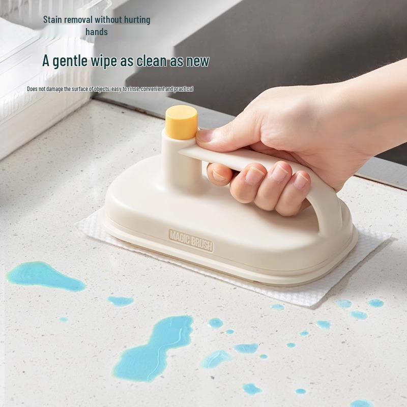 Magic Eraser: Disposable Kitchen Scouring Pad & Countertop Brush Set