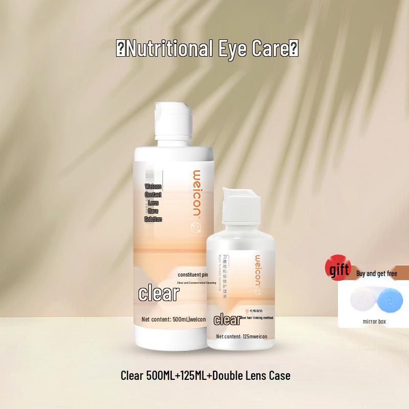 ვეიკანგ ჩენსი ფერადი კონტაქტური ლინზების ხსნარი ქალებისთვის - მიოპიის მოვლა, ხელმისაწვდომია დიდ და პატარა ბოთლებში