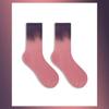 5 Pairs of Women's Spring/summer Thin Moisture Wicking Perspiration Breathable Tie Dye Gradient Socks