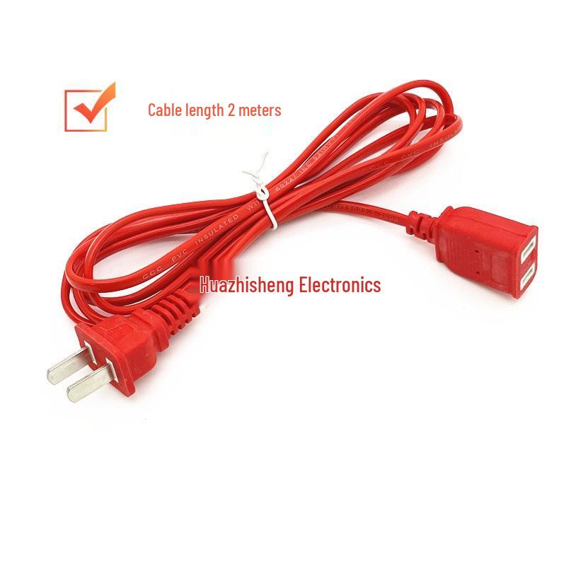 

2.4m Red Festive Rotating Buddha Lantern Candle Holder Lamp with Male to Female Extension Cord