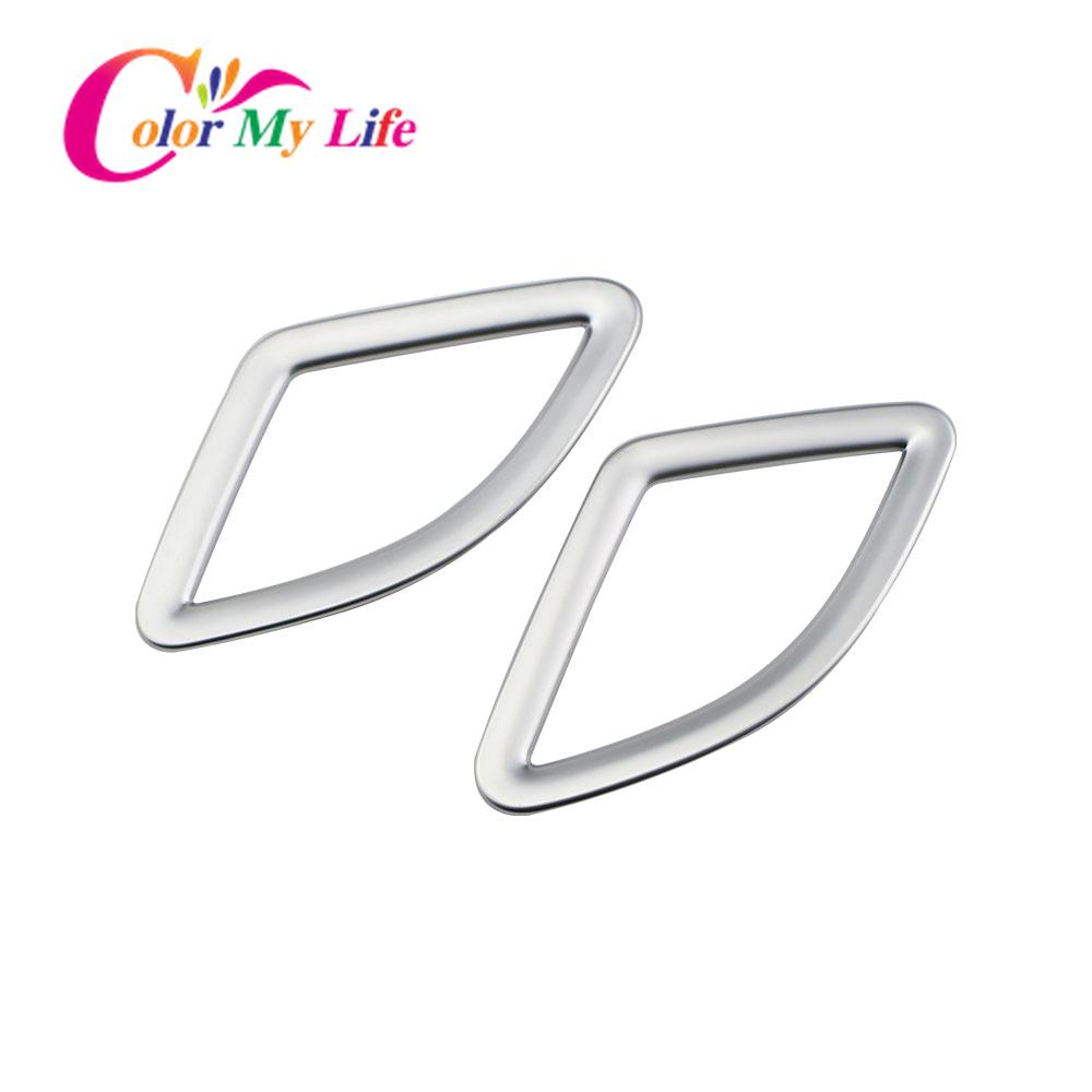 For BMW X1 F48 2016-2025 LHD Car AC Vent Cover 2Pcs Front Air Conditioning Outlet Decoration Sticker Interior Accessories