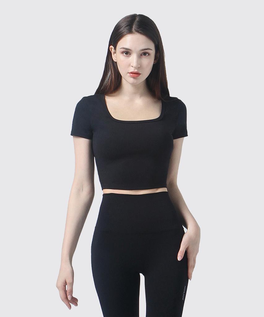 NOKJOK [2 Pack] Zinnia Crop Top 2-Piece Set (Am Type)