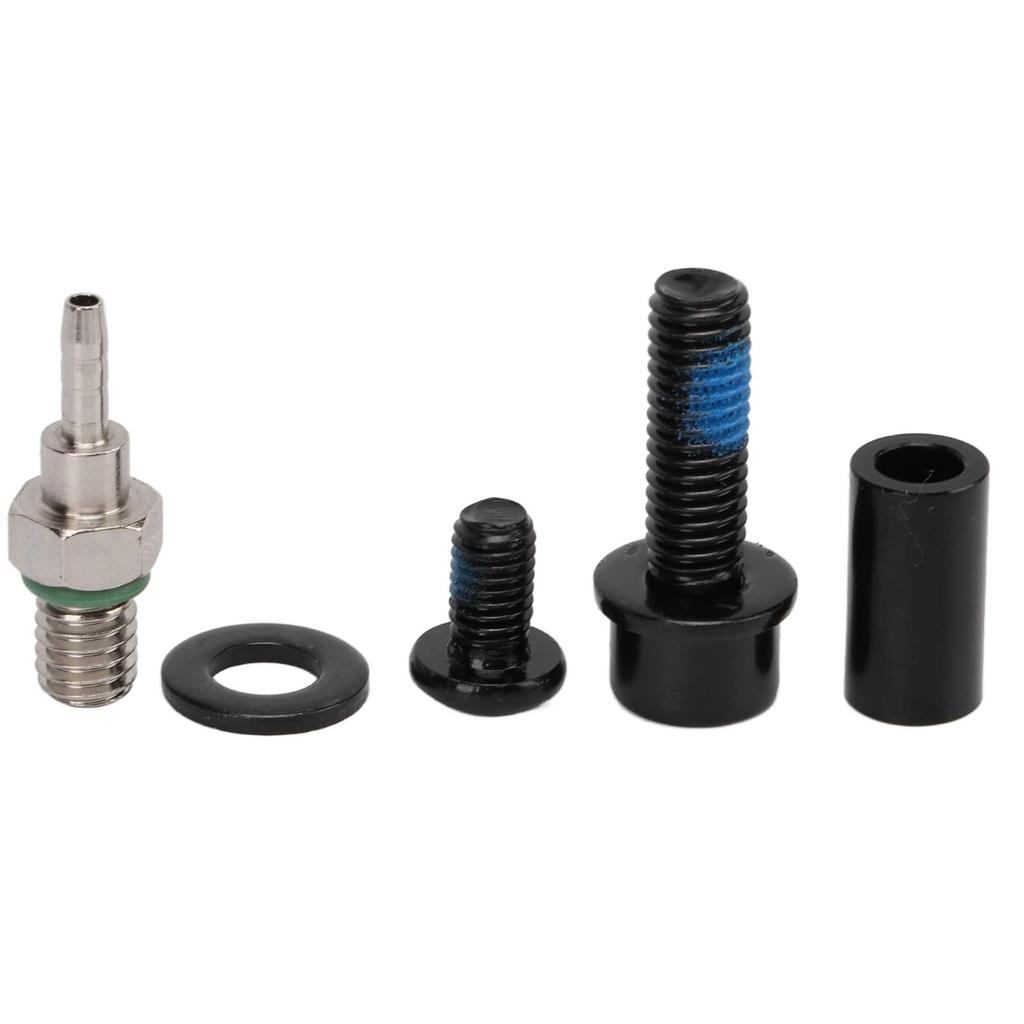 Fahrrad Scheibenbremsen-Kit, Hydraulisches Scheibenbremsen-Set für Mountainbikes, Aluminiumlegierung (rot)