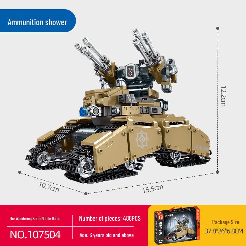 

The Wandering Earth Mobile Game - Lego-Compatible Trendy Puzzle Blocks