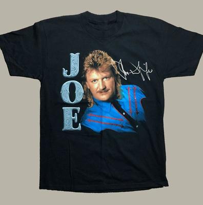 Vtg Joe Diffie Concert Tour Heavy Cotton Black Full Size Unisex Shirt