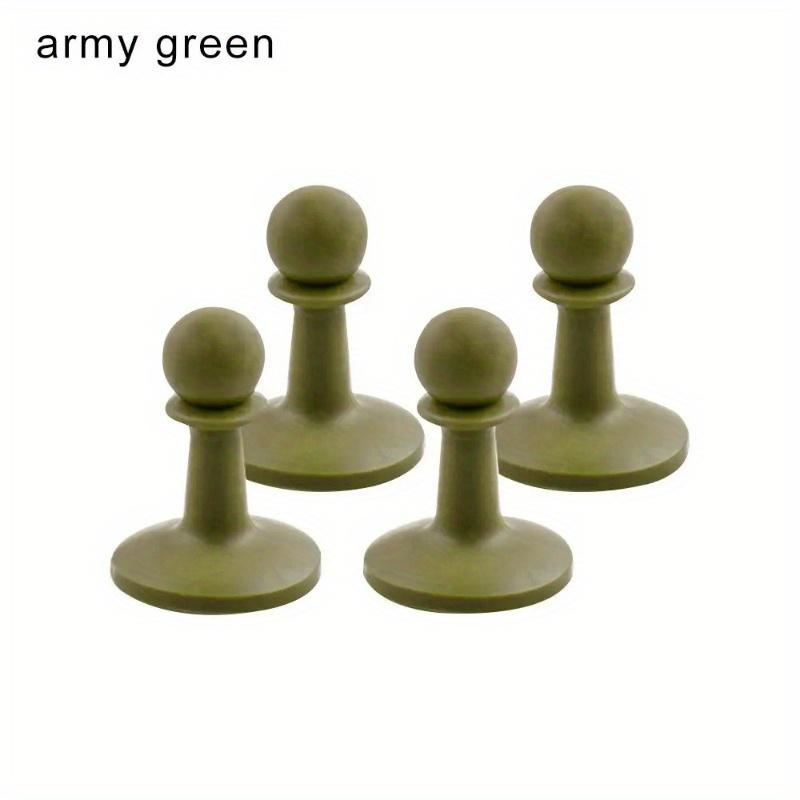 

4 шт. защитный колпачок от молнии для кемпинговой палатки, опорный стержень для тента, защитный чехол от грома, безопасный колпак для тента, уличная палатка 4pcs армия зеленый