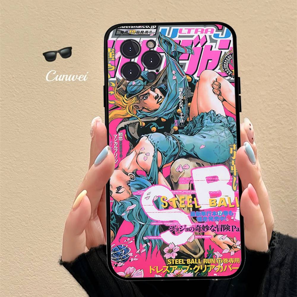 

Чехол для телефона JOJO Аниме Куджо Джотаро Для iPhone 17 16 15 14 11 12 13 Mini Pro XS Max Plus Funda Shell iPhone 16 plus