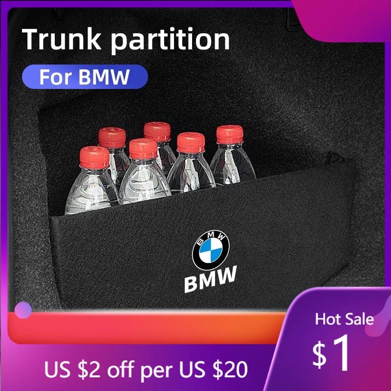KWYP9 Hot Car Trunk Partition Storage Box For BMW F30 F10 G20 G30 G32 X1 F48 X2 X3 F25 G01 X5 G05 X6