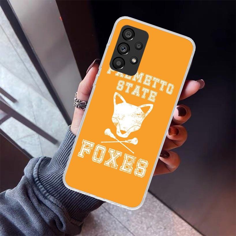 Andreil All For The Game Palmetto State Foxes Phone Case For Samsung Galaxy A12 A52S A42 A32 A22 A51 A50 Note 20 Ultra 10 S10 Pl