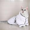 Dog Robes For After Bath Hooded Pet Drying Coat Comfortable Pet Bathrobe For Grooming Dogs Cats Beach Pool Shower Swimming